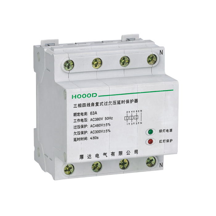 三相四线（72MM）自复式过欠压保护器